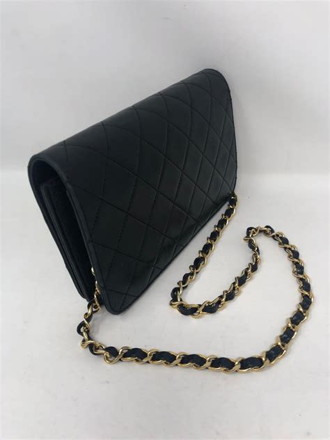 chanel black evening purse